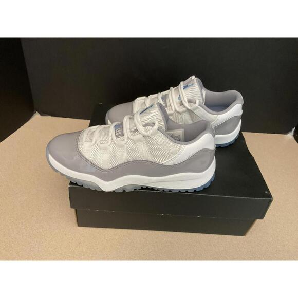 New! Kids Nike Air Jordan 11 Low Cement Grey PS Shoes. 505835-140. Size 13C. - Picture 1 of 9